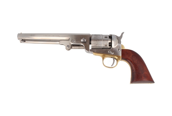 Pietta Revolver 1851 Colt Navy Yank Old Silver .44 (YANB44)