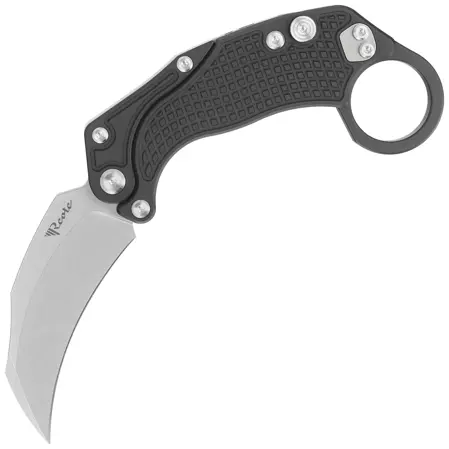 Reate Knife EXO-K Gravity Karambit Black Aluminium, Stonewashed N690