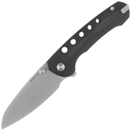 Remette RT-BEE-G w/Titanium Toothpick Knife Black G10, Ceramic Sandblasting 14C28N