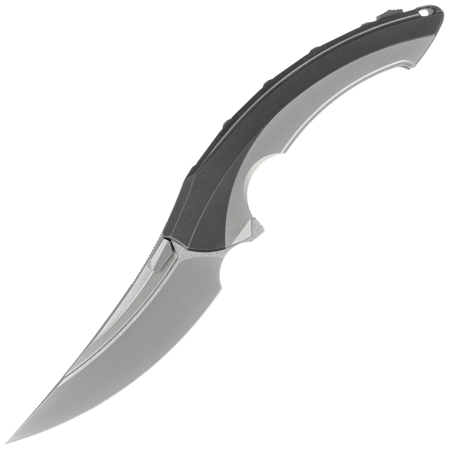 RikeKnife Lamella Dark Gray Titanium, Satin M390 (RK-Lamella-DP)