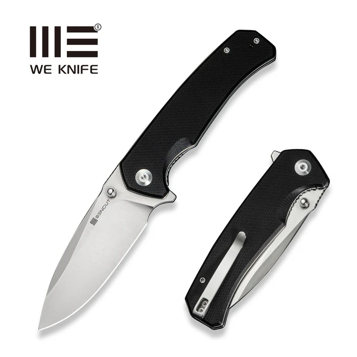 Sencut Skarnax Knife Black G10, Satin 9Cr18MoV (S24025-1)