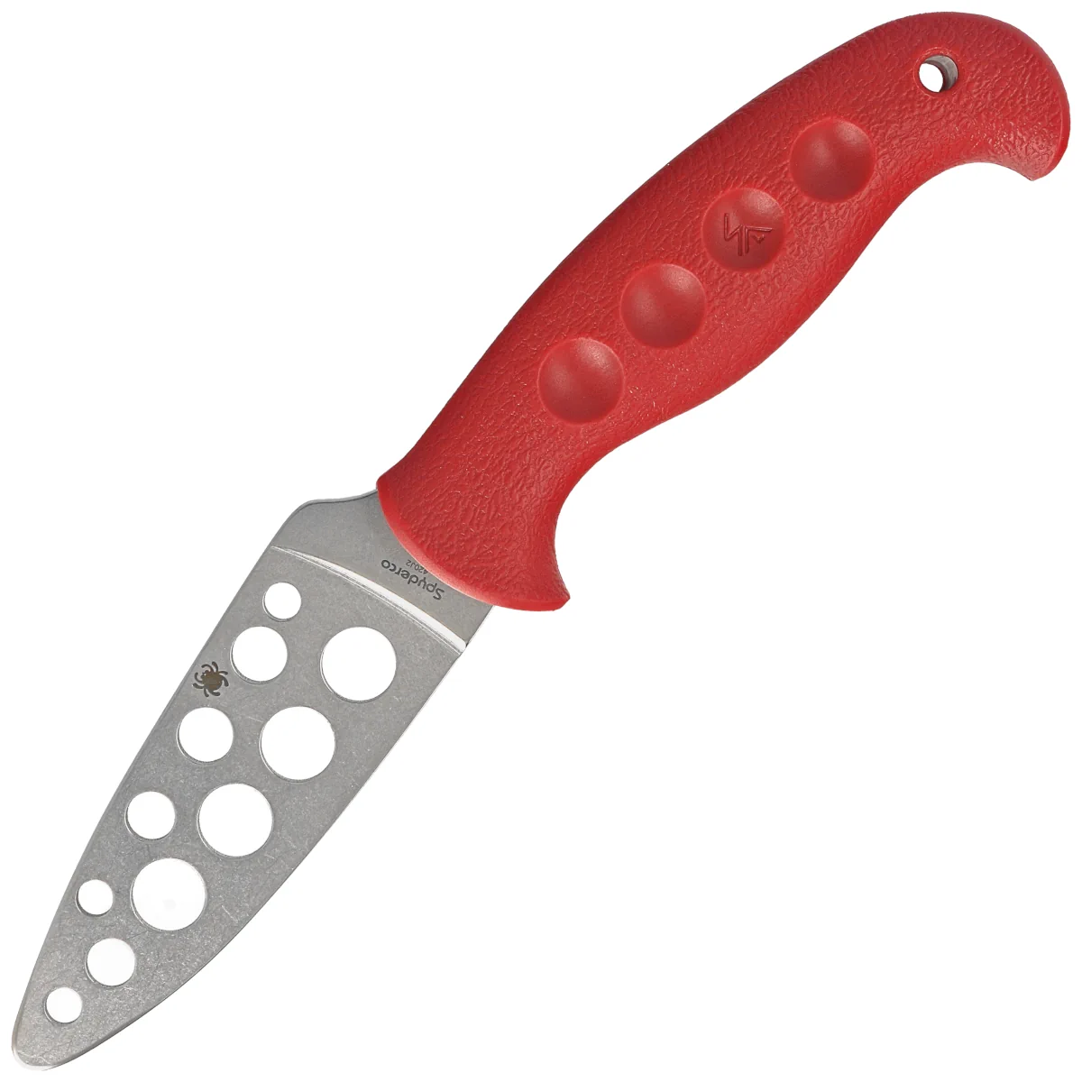 Spyderco Temperance Sprint Run Training Knife Red FRN, Satin 420J2 by Sal Glesser (FB05TRD)