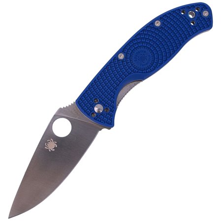 Spyderco Tenacious Lightweight Knife Blue FRN, Satin CPM S35VN by Eric Glesser (C122PBL)