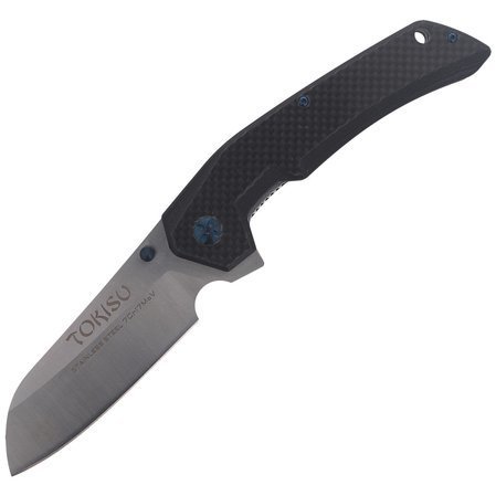 TOKISU Tactical Black G-10/Carbon Fiber, Satin (18448)