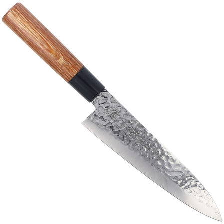 Tsubazo Gyuto Pakka Wood, Tsuchime Daido 1K6 knife (340318)