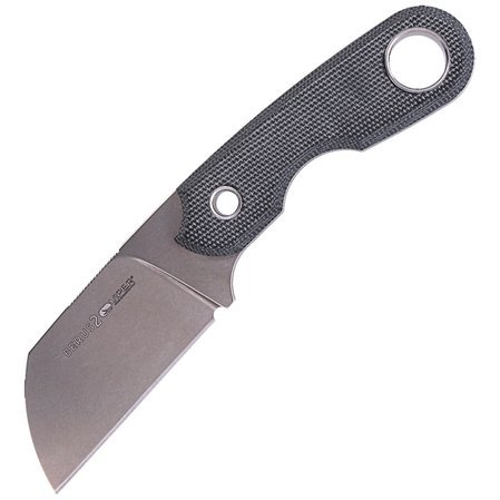 Viper Knife Berus2 Black Canvas Micarta, Stonewashed by Rumici (VT4014CB)