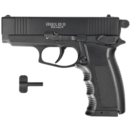 Voltran CO2 Air Pistol .177 / 4.5mm BB (EKOL ES 55 MATTE BLACK)