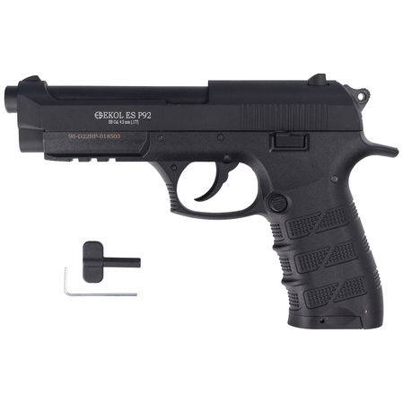 Voltran CO2 Air Pistol .177 / 4.5mm BB (EKOL ES P92 MATTE BLACK)