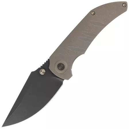 WE Knife Riff-Raff Bronze Titanium, Black Stonewash CPM 20CV by Matthew Christensen (WE22020B-1)