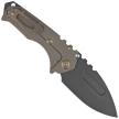 Nóż składany Medford Praetorian T DP ''Old-Shool Bronze'' Titanium, Bronze HW/Clip, Black DLC S45VN by Greg Medford (MK0124PD-36A1-T1C1-BP)