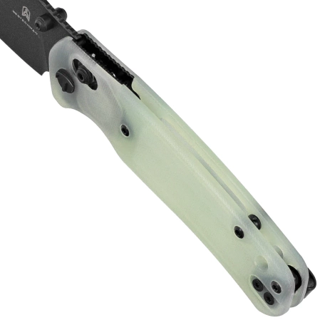 Bestechman Cicada's Wing Knife Jade G10, Black 10Cr15MoV (BMK06A)