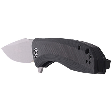 CIVIVI Knife Baklash Black G10 / Carbon Fiber, Satin Finish (C801D)