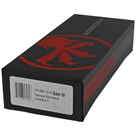 Nóż automatyczny OTF Microtech UTX-85 Gen IV D/E Black Aluminium, Tactical M390MK by Tony Marfione (12324-1T)