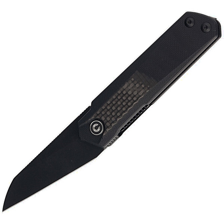 Civivi Knife Ki-V Plus Carbon Fiber / Black G10, Black Stonewashed Nitro-V by Ostap Hel (C20005B-3)