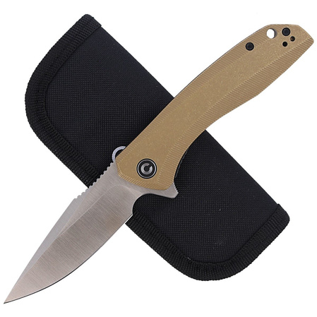 Nóż składany CIVIVI Baklash Stonewashed Brass, Satin Finish (C801J)
