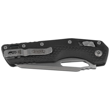 Nóż składany Microtech MSI S/E Ram-Lok Black Tri-Grip Polymer, Apocalyptic P/S M390MK by Tony Marfione (210T-11APPMBK)
