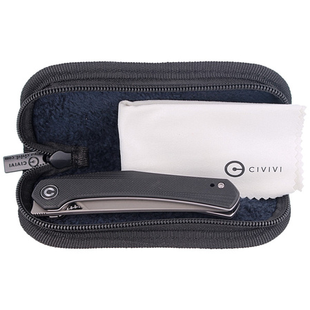 Nóż składany CIVIVI Lazar Black G10, Gray Stonewashed by Elijah Isham (C20013-1)