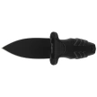 Fox FKMD Tactical Elementum Dagger D/E Knife Black PP/TPE, Black Idroglider N690Co (FX-647 AF)