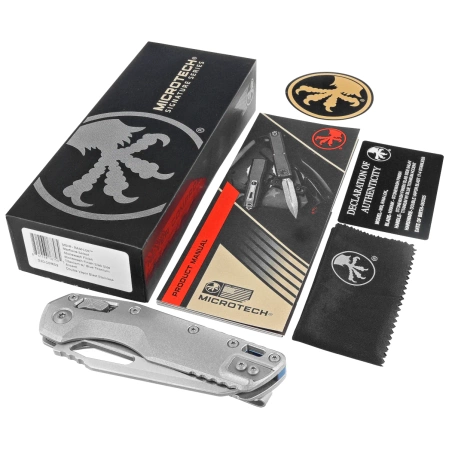 Nóż składany Microtech Marfione Select Amphibian Ram-Lok S/E Stonewashed Titanium, Stonewashed M390MK by Tony Marfione (137RL-10MS1)