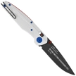 ANV A100 BB Limited Edition No 13/100 Knife White GRN, Black DLC Sleipner (ANVA100-036)