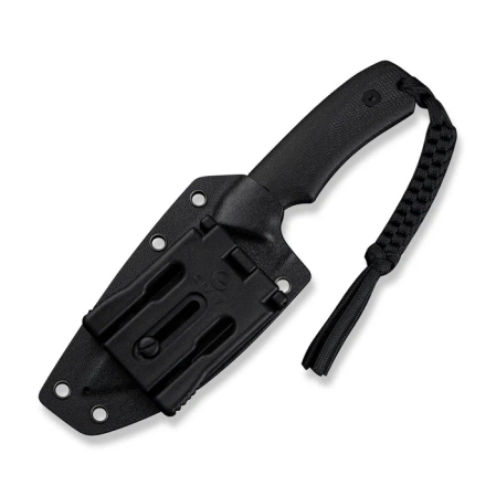 Civivi Gander Knife Black Canvas Micarta, Black Stonewashed 14C28N by Matt Gentry (C24058B-2)