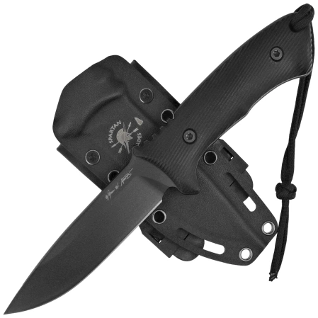 Spartan Harsey Linden Knife Black GRN, Black DLC Elmax by William W. Harsey (SBEU2BKKYBK)