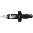 Martinez Albainox 3D Skull Boot Knife Black ABS, Black 3Cr13Mov (32617)