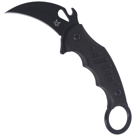 FOX Fixed Blade G10 Black, Black Idroglider  (FX-598)