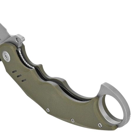 Nóż składany Kubey Wrath Green G10, Beadblasted 14C26N by MUZI Design (KU261B)