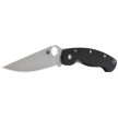 Spyderco Military Model G-10 Black PlainEdge Knife (C36GPE)