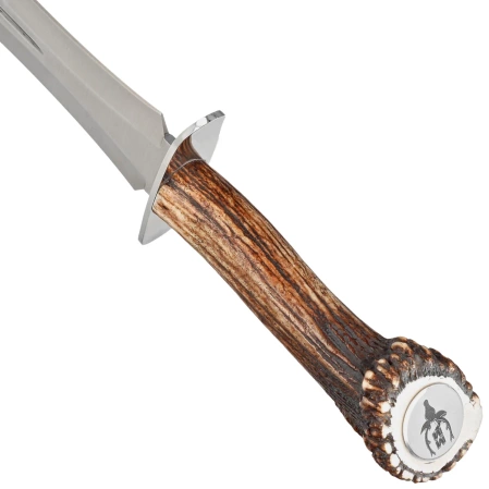 Muela BW-24S Remate Crown Stag Knife, Satin X50CrMoV15