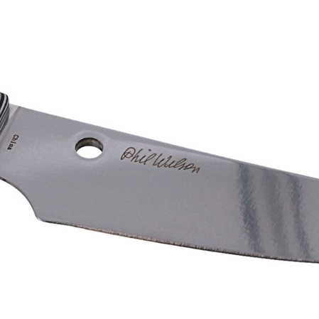 Nóż Spyderco Bow River Black/Gray G10, Satin 8Cr13MoV by Phil Wilson (FB46GP)