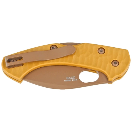 Fox Zero 2.0 Desert Warrior Coyote Tan FRN, Coyote Top Shield Becut by Jens Ansø knife (FX-311 CT)