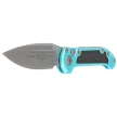 Microtech LUDT Gen III S/E Automatic Knife Turquoise Aluminum, Apocalyptic M390MK by Tony Marfione (1135-10APTQ)