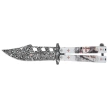 Martinez Albainox Balisong Knife White Templar 3D Design Steel, 3D Design 3Cr13Mov (02268)