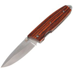 Herbertz Solingen Pakkawood Drop Point Knife Folder 82mm (209411)