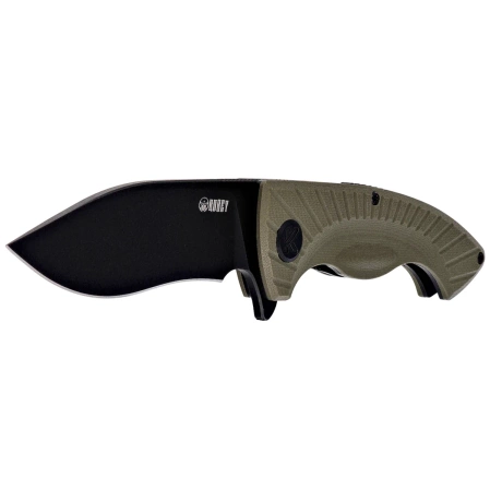 Nóż składany Kubey Timberwolf Green G10, Blackwashed 14C28N (KU208J)