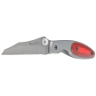Muela KSC-7R Gray Aluminum/Red Pakka Wood, Satin 440C Knife