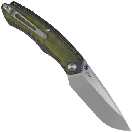 Remette Wild Species GC103 Knife Green G10, Fine Hand Grinding 14C28N