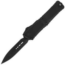 Microtech Combat Troodon Gen III D/E Signature OTF Knife Shadow DLC Aluminum, Shadow DLC M390MK by Tony Marfione (1142-1DLCTSH)