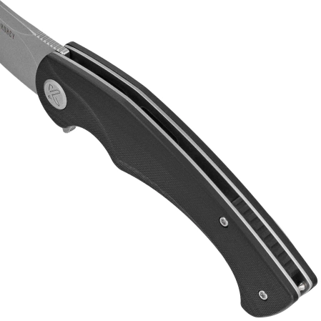 Nóż składany Kubey Scimitar KU173K Black G10, Bead Blasted 14C28N