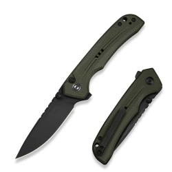 Civivi Tarask Knife OD Green G10, Black Stonewashed Nitro-V (C25023C-2)