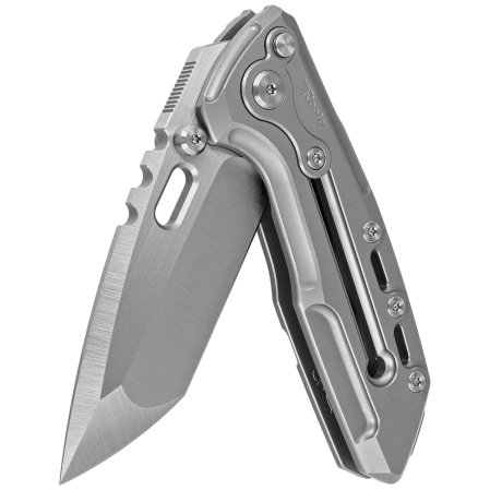 Reate T1000 Gray Titanium, Satin CPM 3V by Alvin Lee (T1000 TBB)