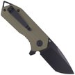 Kubey Knife Campe, Green G10, Dark Stonewashed D2 (KU203H)
