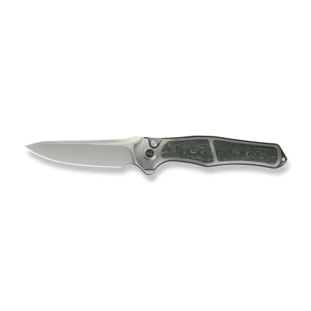 WeKnife 702XI LE No 145/150 Gray Titanium/Jungle Wear Fat Carbon, Stonewashed M390 (WE07B-4)