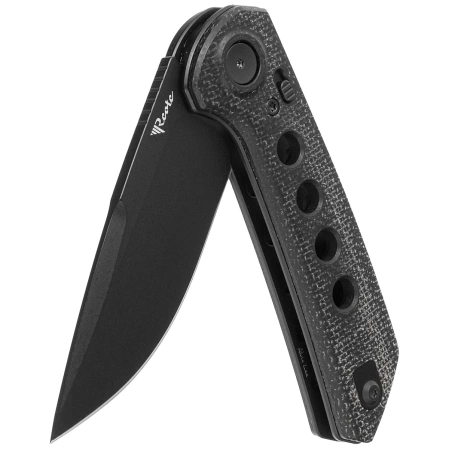 Nóż składany Reate PL-XF-2 Black Micarta/G10 Inlay, Black PVD Nitro-V