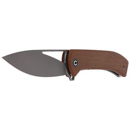 CIVIVI Riffle Brown Micarta, Stonewashed (C2024A)