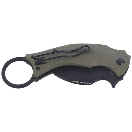 FOX Black Bird Folding Knife by Bastinelli / Black Blade (FX-591 OD)