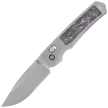 Remette RT-Aurora Knife Gray Titanium/Carbon Fiber, Manual Fine Grinding Satin/Pearlescent M390 (AURA-P)