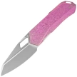 Nóż składany Remette RT-Woodpecker Crystal Purple Titanium, Hand Grinding Pearlescent M390 (RTWP-IP)